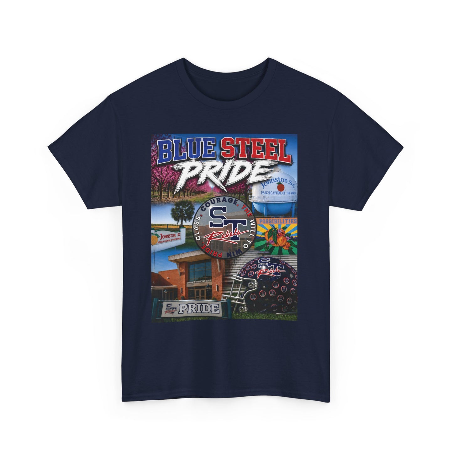 Blue Steel Pride Graphic Tee — 'Blue Steel Pride' Vintage T-Shirt