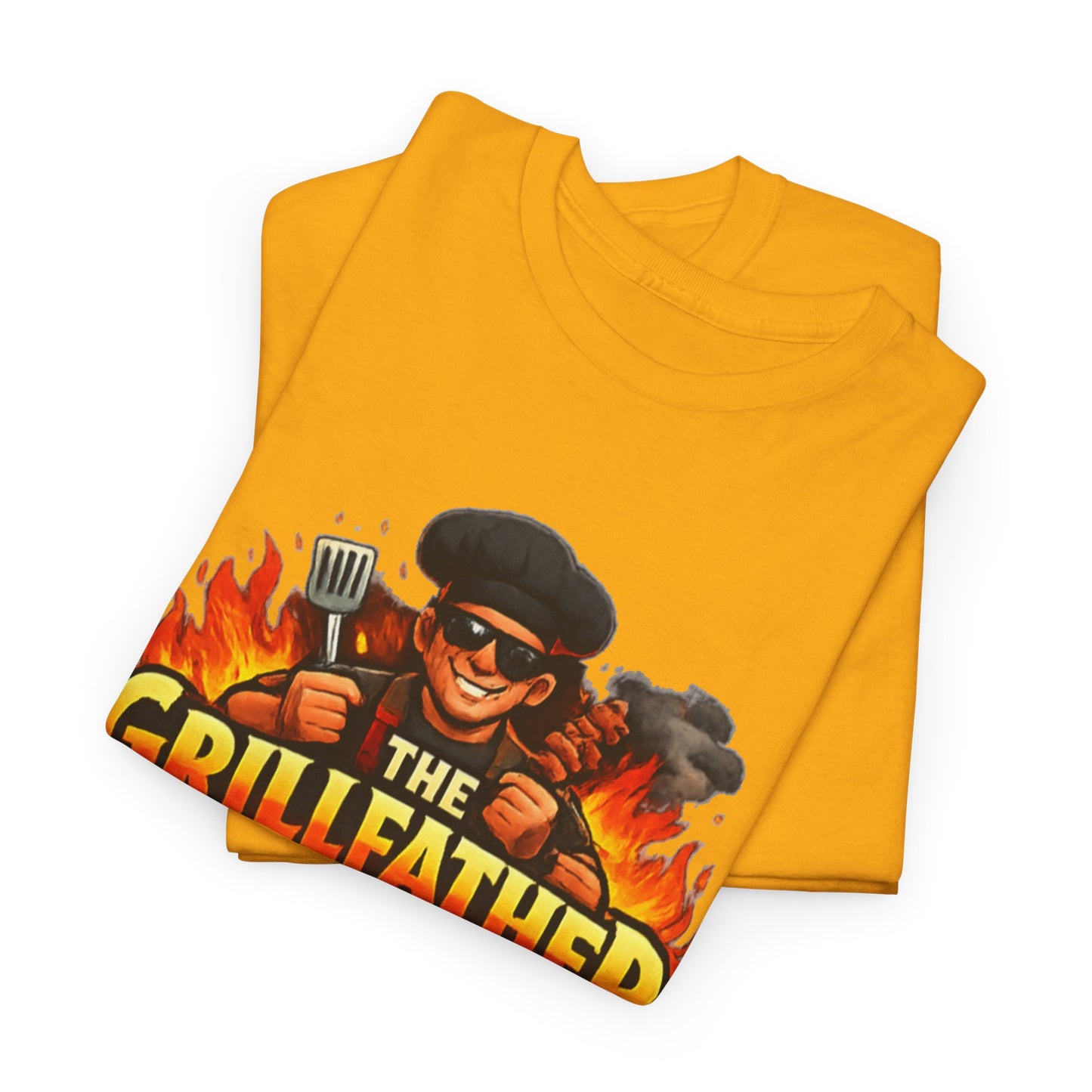 The Grillfather T-Shirt — Funny BBQ Grillmaster Tee