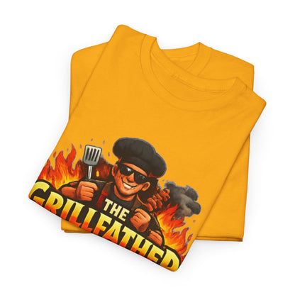 The Grillfather T-Shirt — Funny BBQ Grillmaster Tee