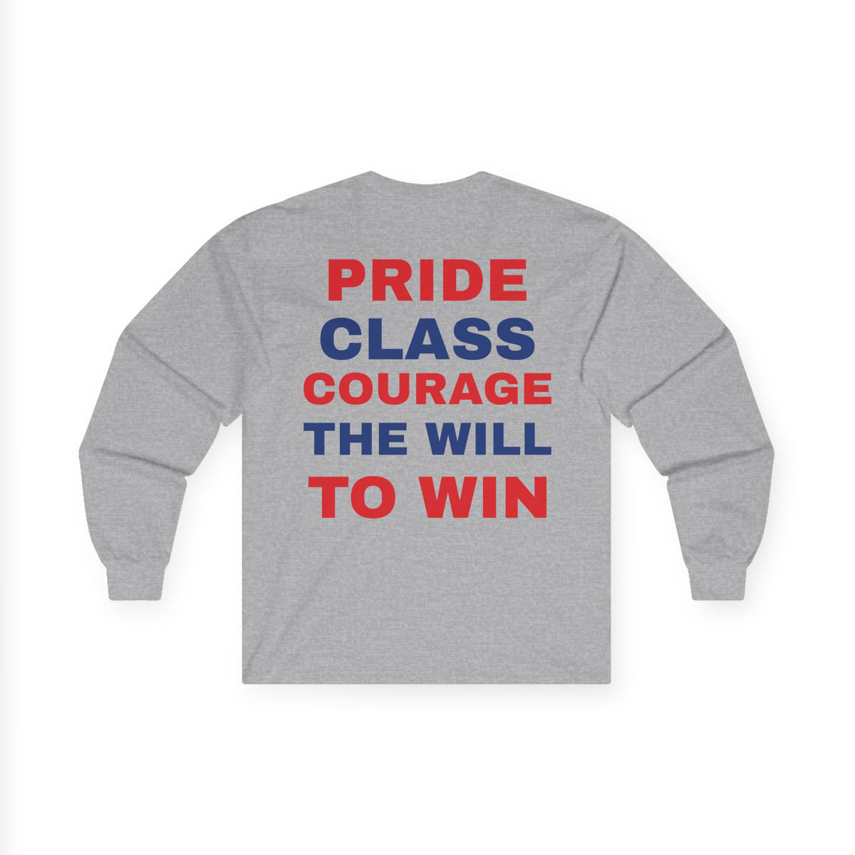 Rebels 3x Champs Long Sleeve Tee w/ Moto on back