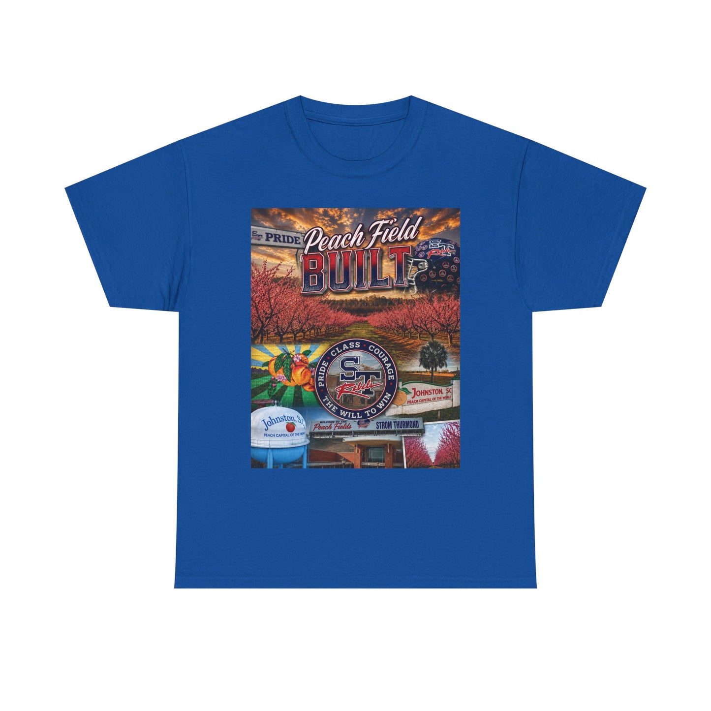 Peach Field Built Graphic T-Shirt