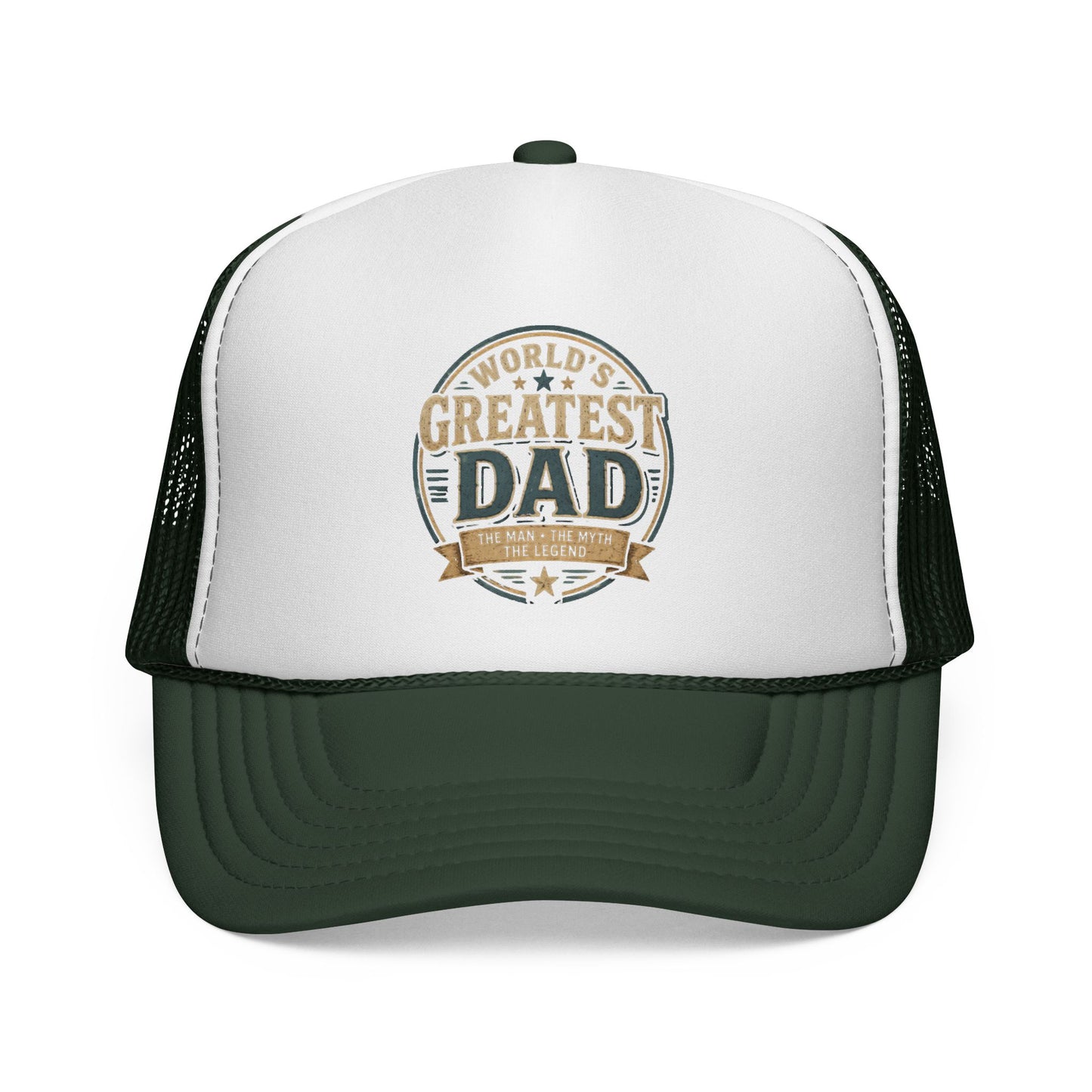 Greatest Dad Trucker Cap — Retro Vintage Father's Day Mesh Hat