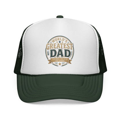 Greatest Dad Trucker Cap — Retro Vintage Father's Day Mesh Hat