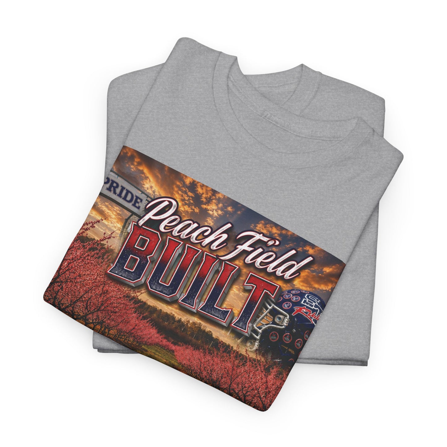 Peach Field Built Graphic T-Shirt