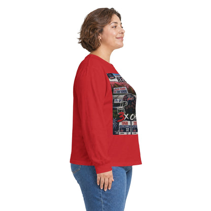 Rebels 3x Champs Long Sleeve Tee w/ Moto on back