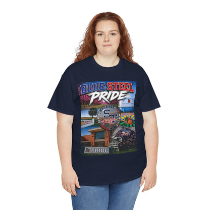Blue Steel Pride Graphic Tee — 'Blue Steel Pride' Vintage T-Shirt