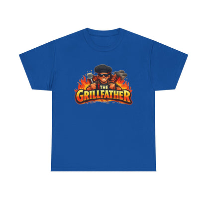 The Grillfather T-Shirt — Funny BBQ Grillmaster Tee
