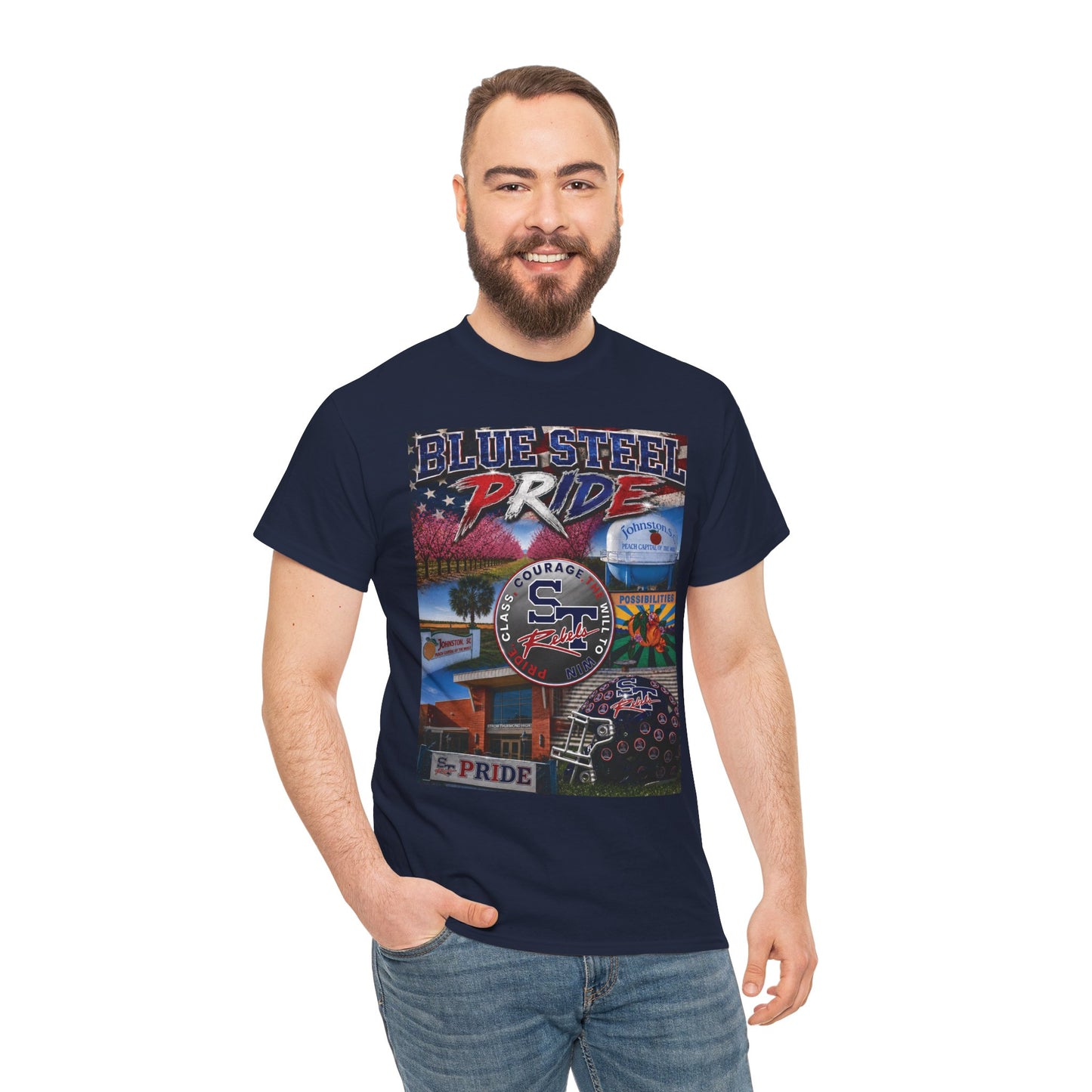 Blue Steel Pride Graphic T-Shirt