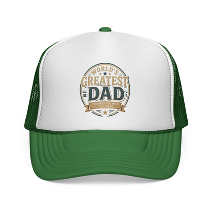 Greatest Dad Trucker Cap — Retro Vintage Father's Day Mesh Hat