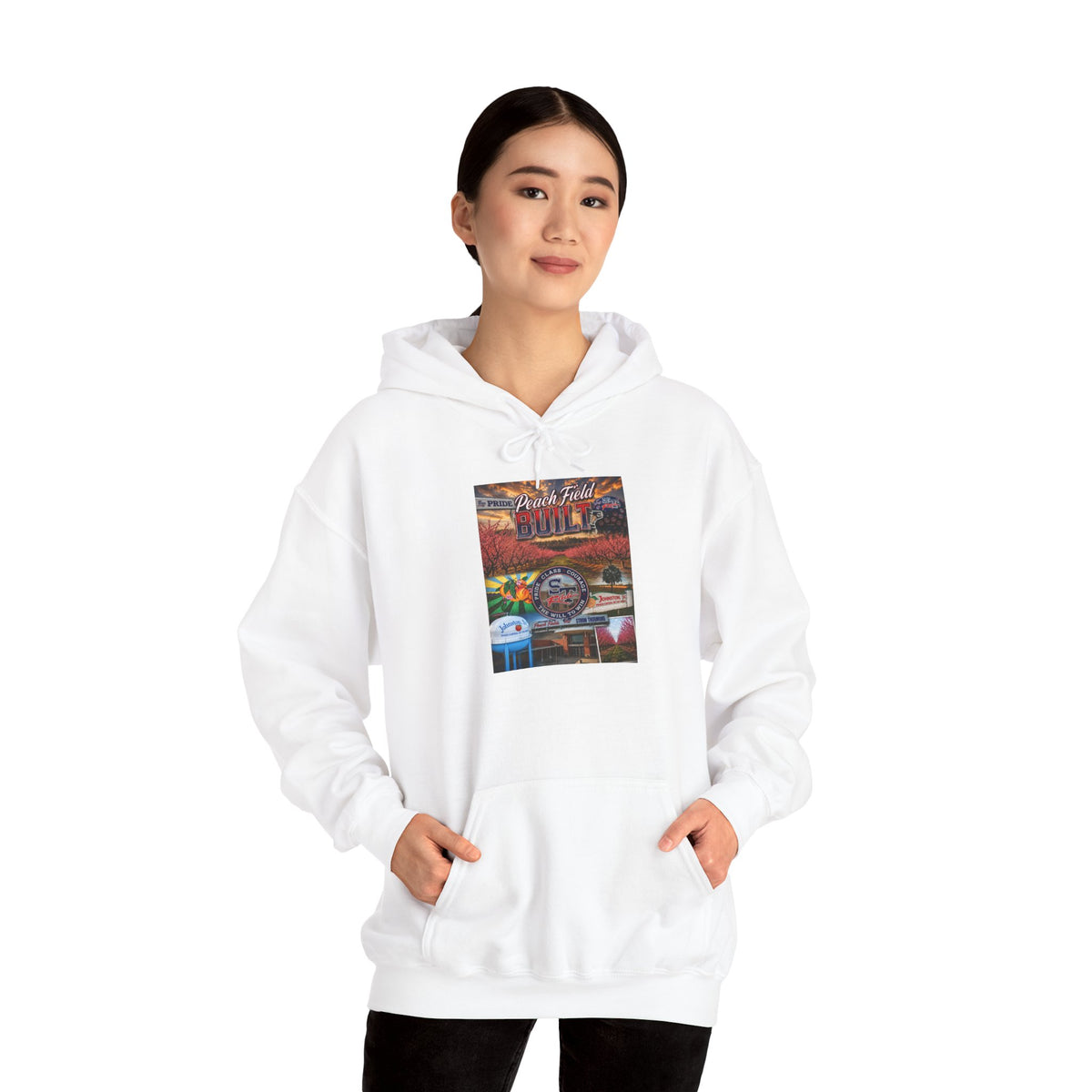 Autumn Lake Reflection Hoodie – Scenic Nature Landscape Sweatshirt