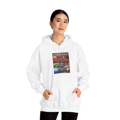 Autumn Lake Reflection Hoodie – Scenic Nature Landscape Sweatshirt