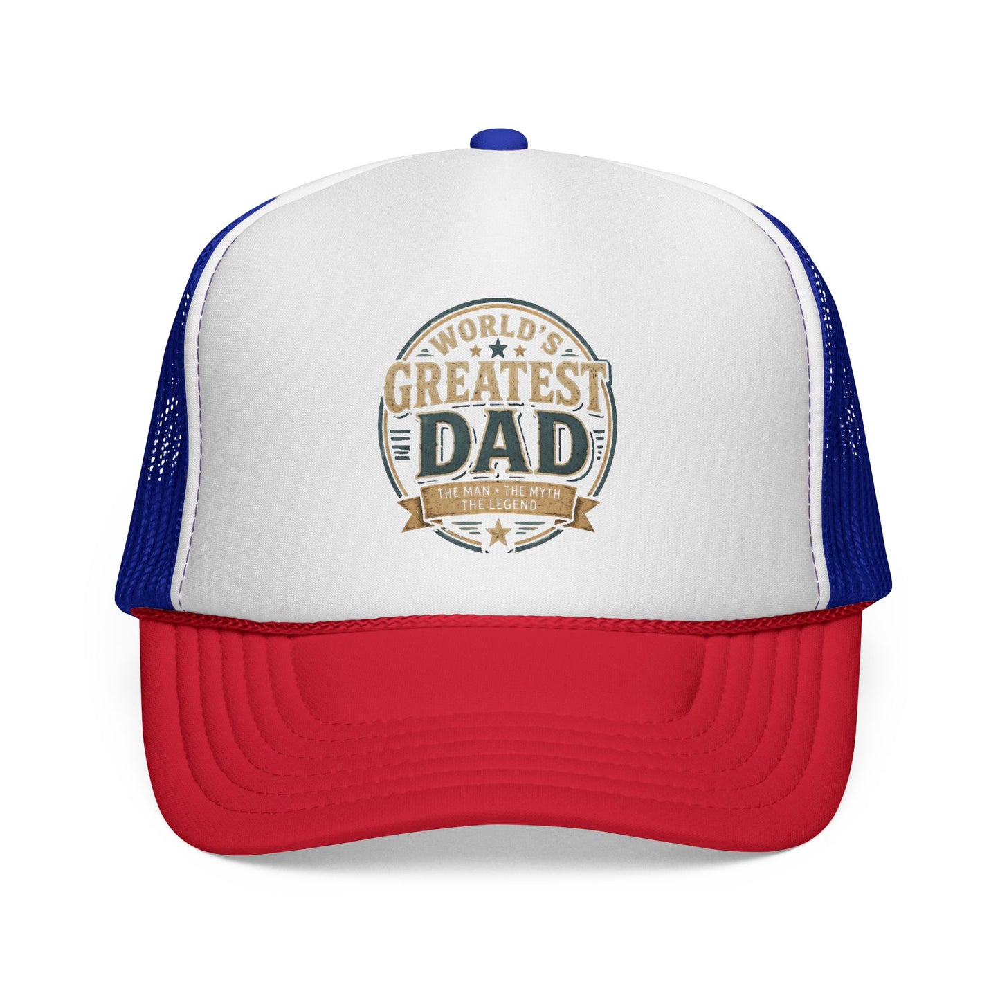 Greatest Dad Trucker Cap — Retro Vintage Father's Day Mesh Hat