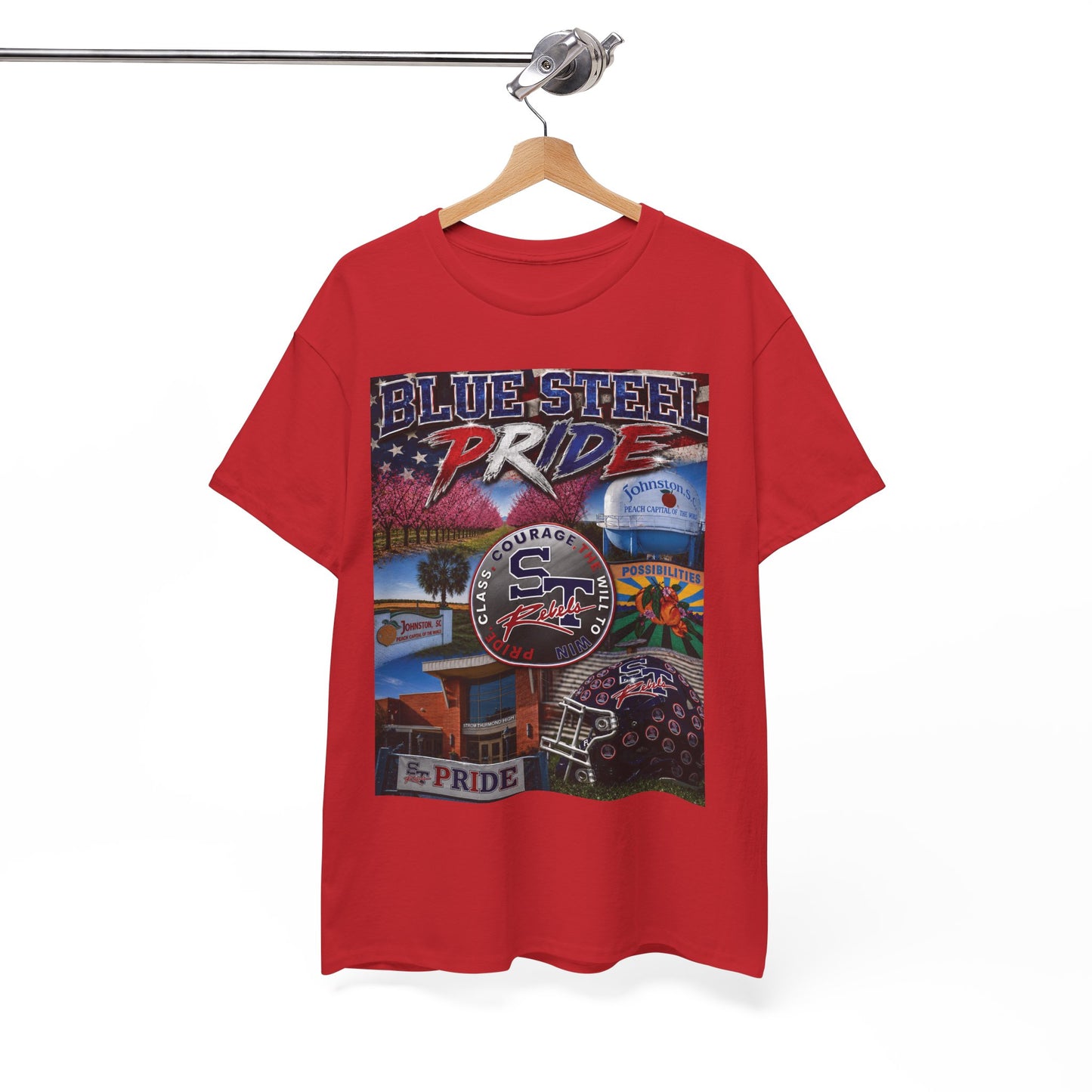Blue Steel Pride Graphic T-Shirt