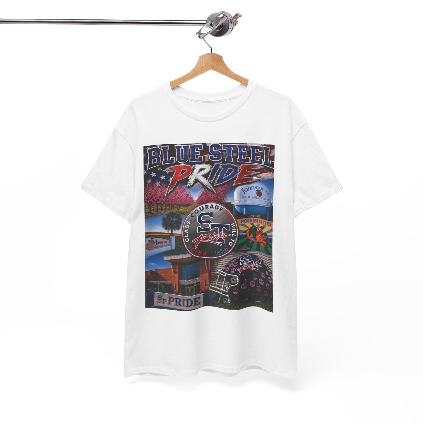 Blue Steel Pride Graphic T-Shirt