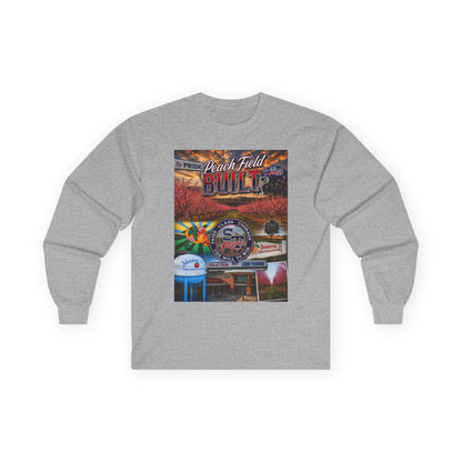 Peach Field Built w/Moto on back or customize your own text on back