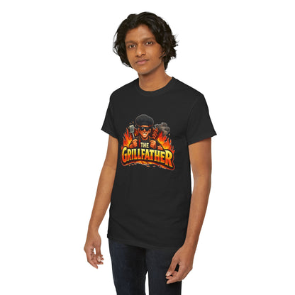 The Grillfather T-Shirt — Funny BBQ Grillmaster Tee