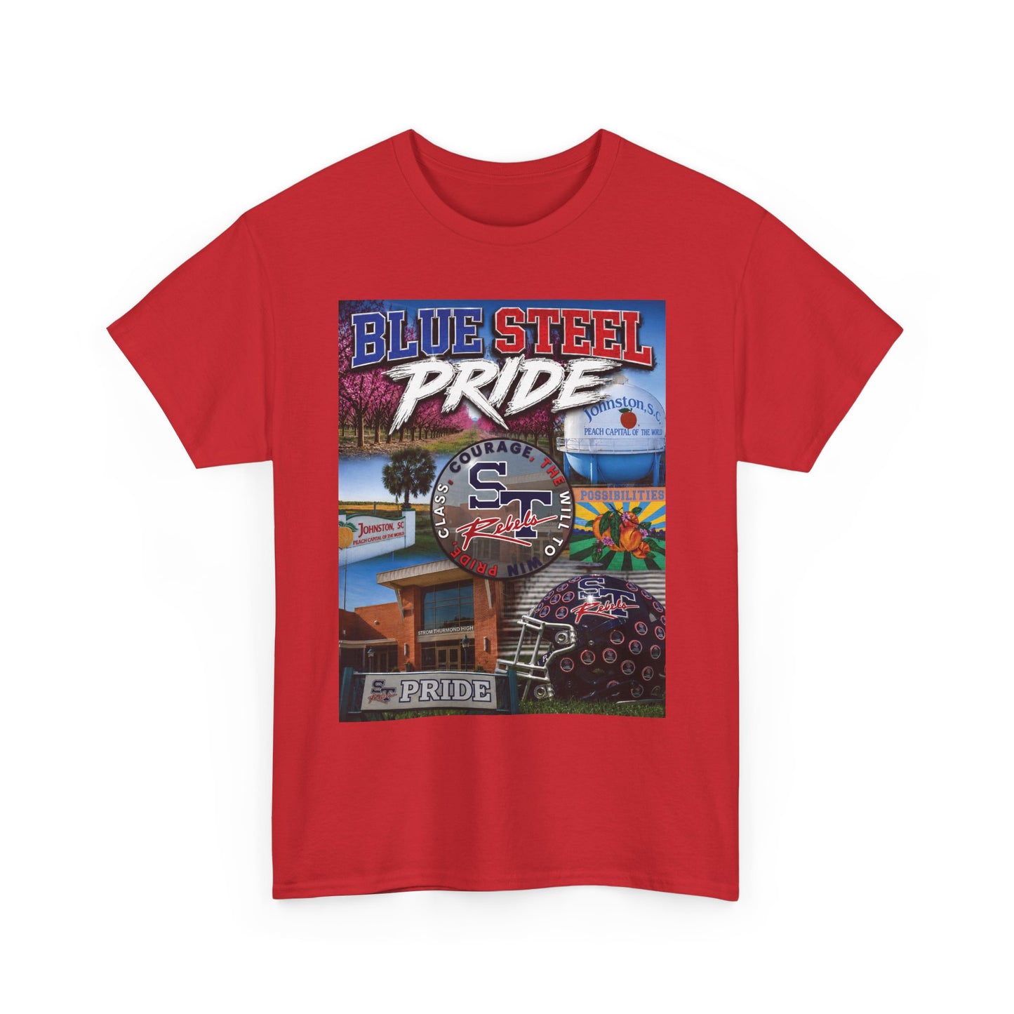 Blue Steel Pride Graphic Tee — 'Blue Steel Pride' Vintage T-Shirt