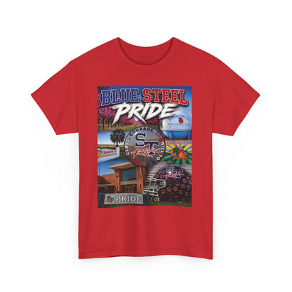 Blue Steel Pride Graphic Tee — 'Blue Steel Pride' Vintage T-Shirt