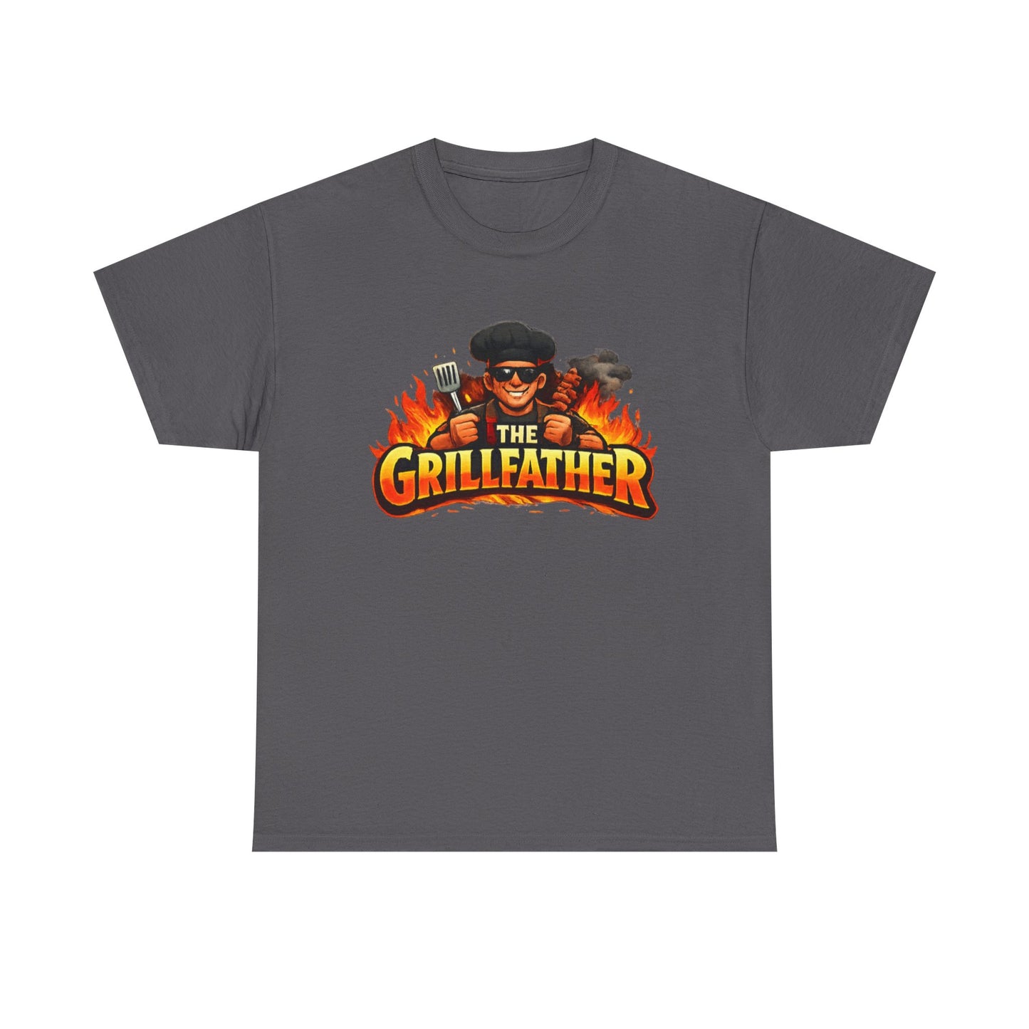 The Grillfather T-Shirt — Funny BBQ Grillmaster Tee