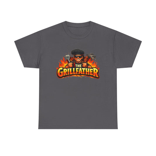 The Grillfather T-Shirt — Funny BBQ Grillmaster Tee
