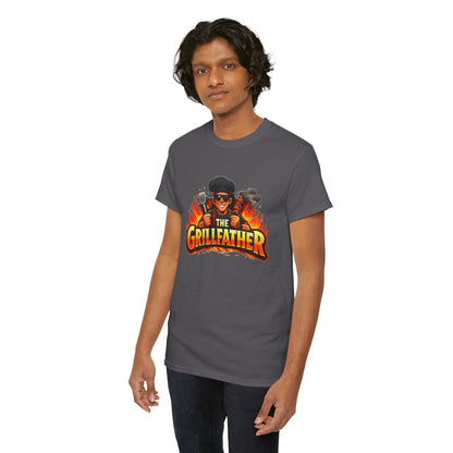 The Grillfather T-Shirt — Funny BBQ Grillmaster Tee