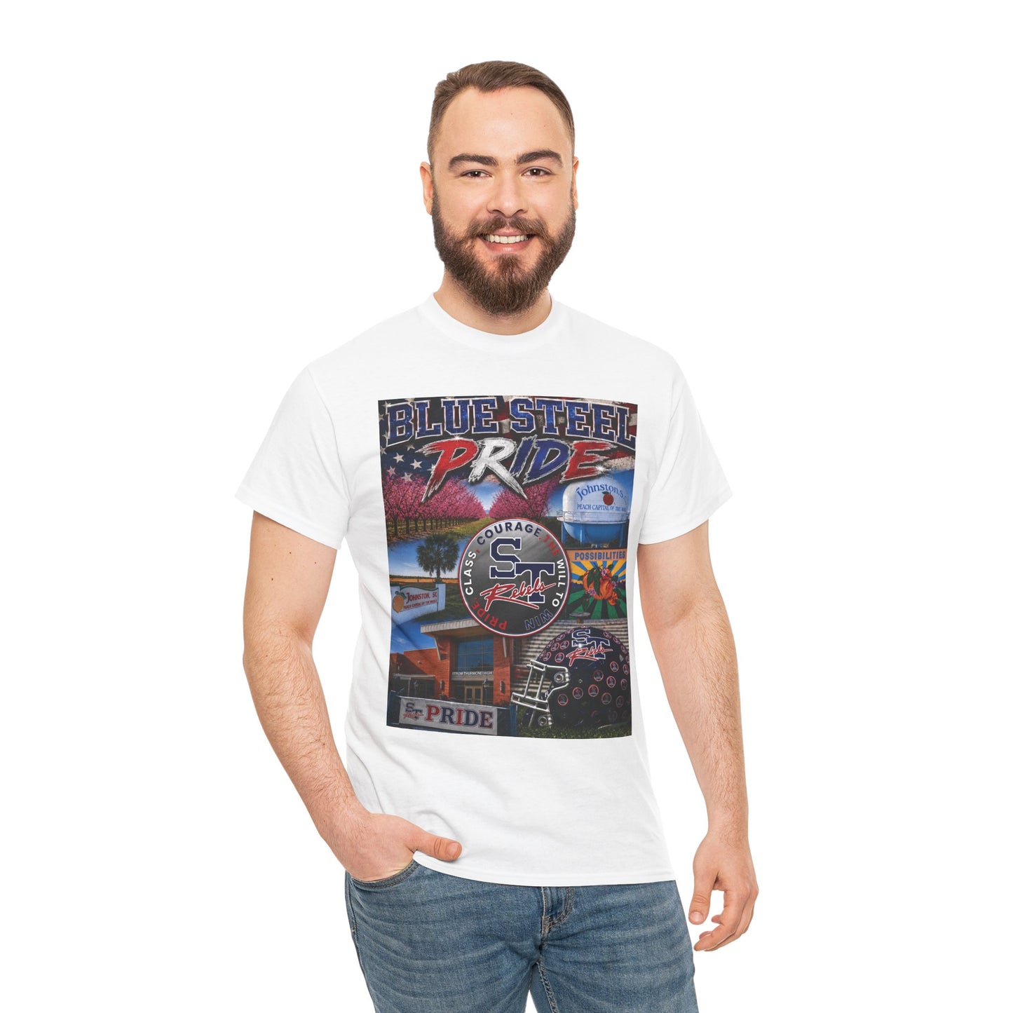 Blue Steel Pride Graphic T-Shirt