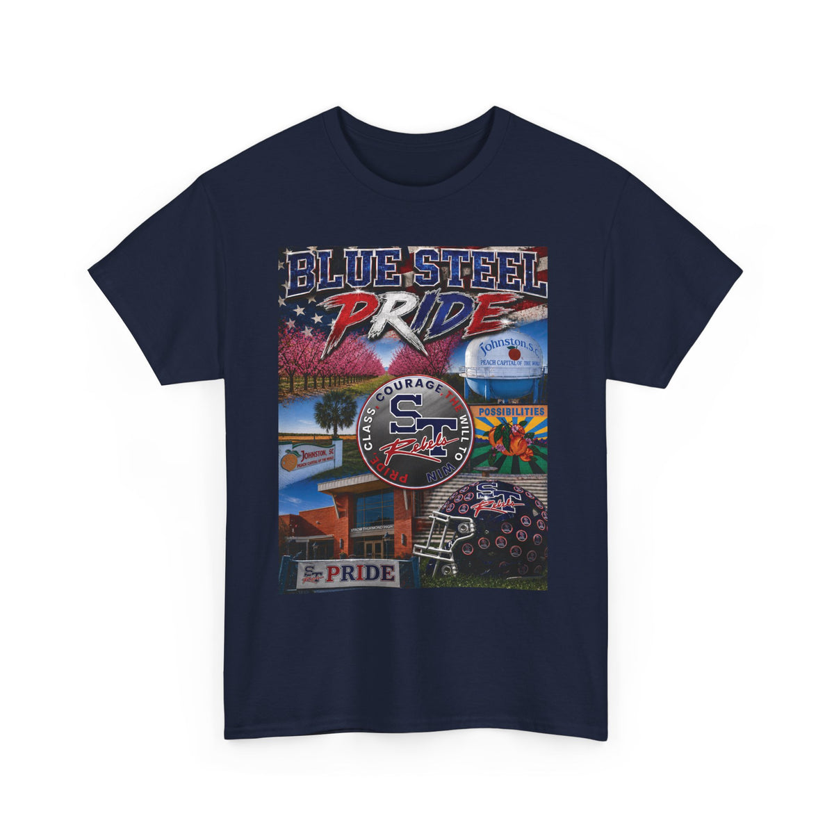 Blue Steel Pride Graphic T-Shirt