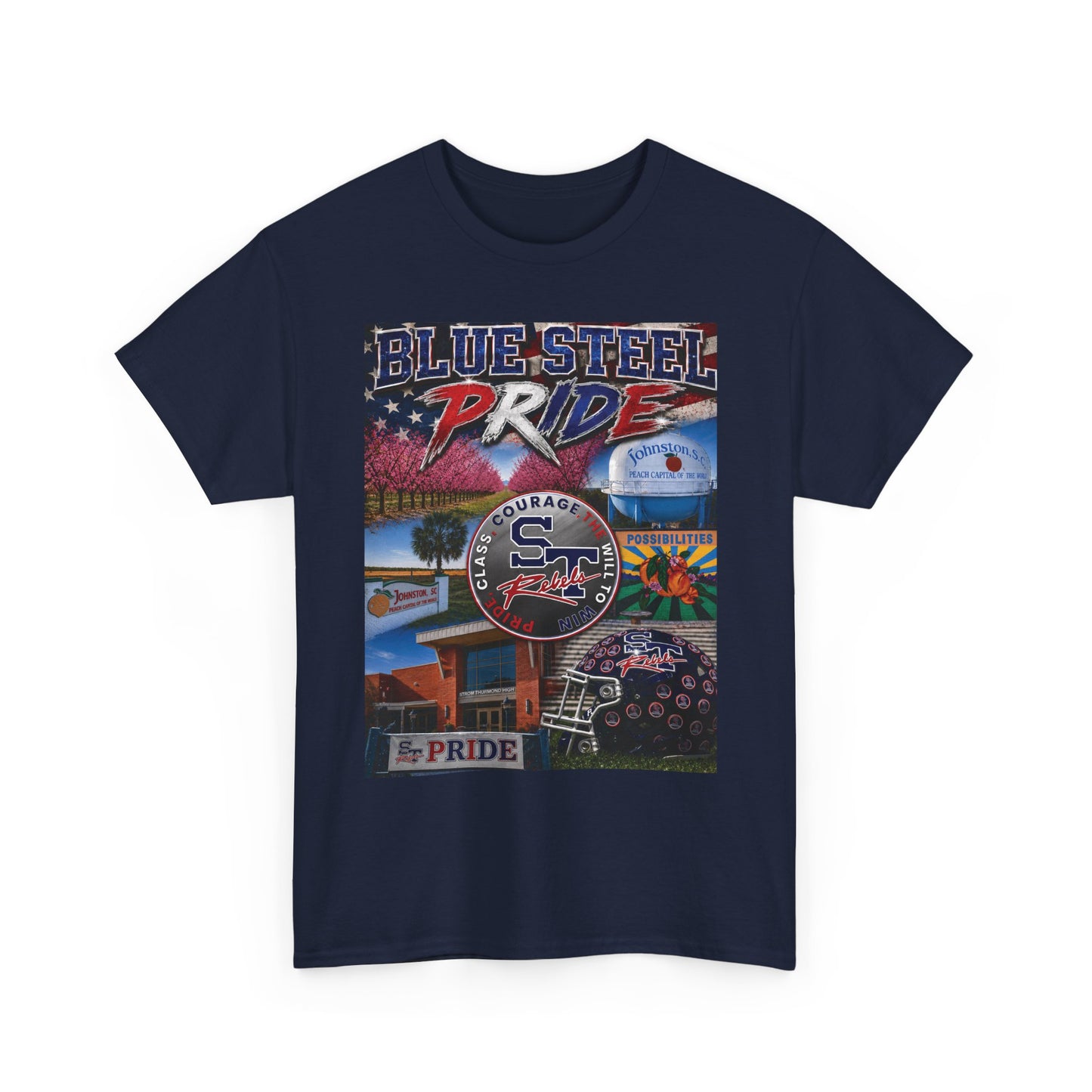 Blue Steel Pride Graphic T-Shirt