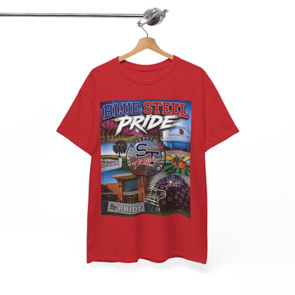 Blue Steel Pride Graphic Tee — 'Blue Steel Pride' Vintage T-Shirt