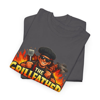 The Grillfather T-Shirt — Funny BBQ Grillmaster Tee