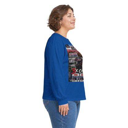 Rebels 3x Champs Long Sleeve Tee w/ Moto on back