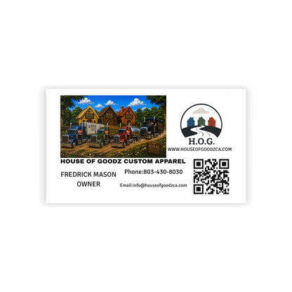 Business Cards — Custom Logo & QR Code Professional Cards