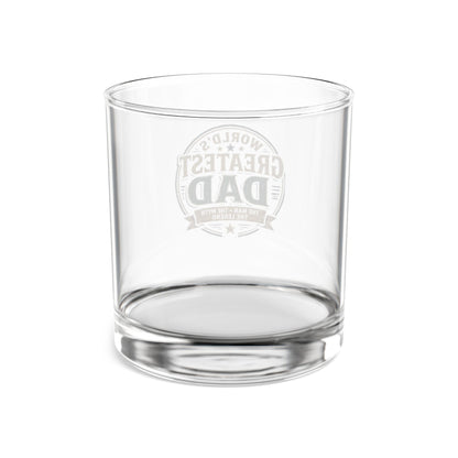 Greatest Dad 10oz Rocks Glass — Whiskey & Old Fashioned Gift for Father’s Day