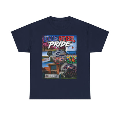 Blue Steel Pride Graphic Tee — 'Blue Steel Pride' Vintage T-Shirt