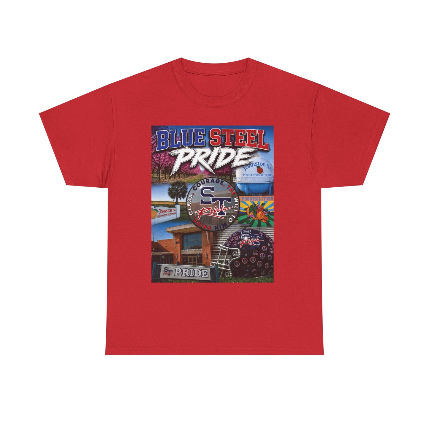 Blue Steel Pride Graphic Tee — 'Blue Steel Pride' Vintage T-Shirt
