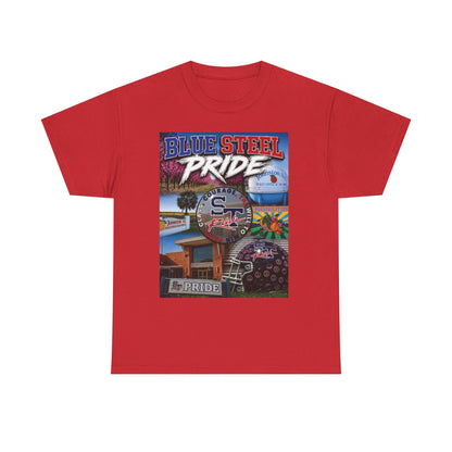 Blue Steel Pride Graphic Tee — 'Blue Steel Pride' Vintage T-Shirt