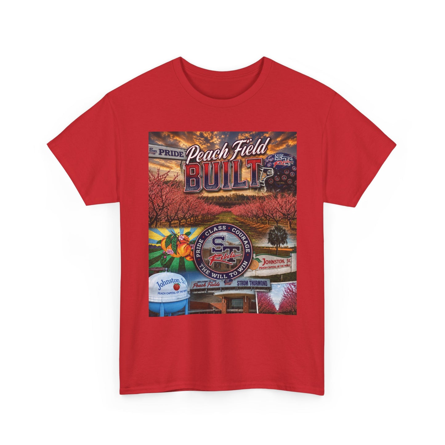 Peach Field Built Graphic T-Shirt