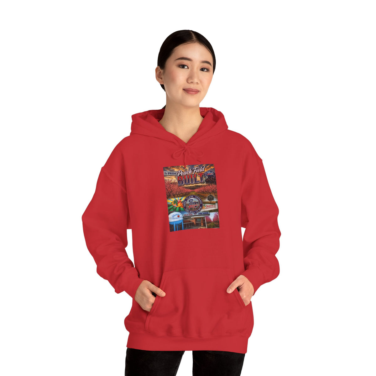 Autumn Lake Reflection Hoodie – Scenic Nature Landscape Sweatshirt