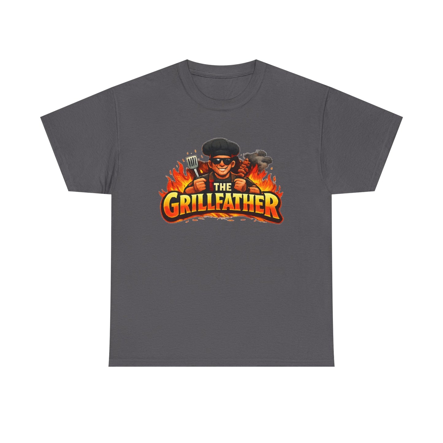 The Grillfather T-Shirt — Funny BBQ Grillmaster Tee
