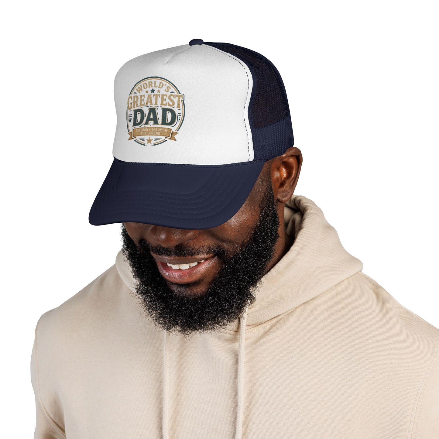 Greatest Dad Trucker Cap — Retro Vintage Father's Day Mesh Hat