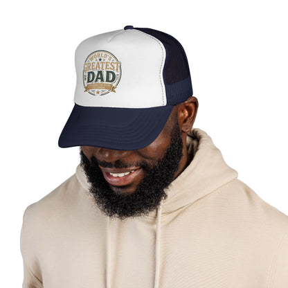 Greatest Dad Trucker Cap — Retro Vintage Father's Day Mesh Hat