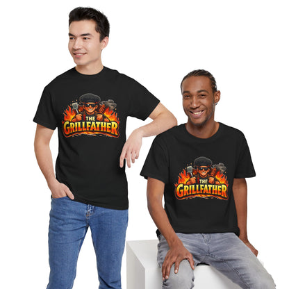 The Grillfather T-Shirt — Funny BBQ Grillmaster Tee