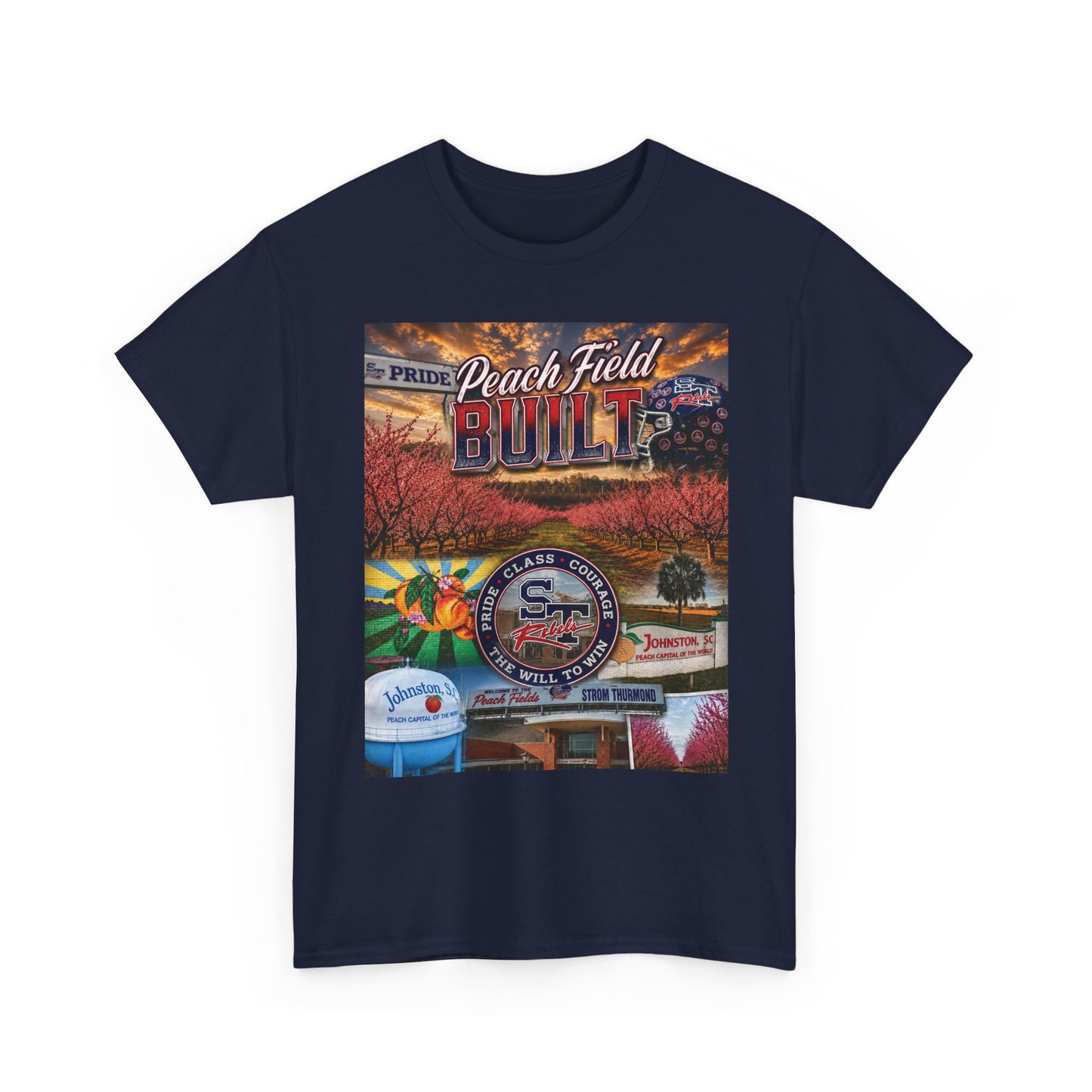 Peach Field Built Graphic T-Shirt
