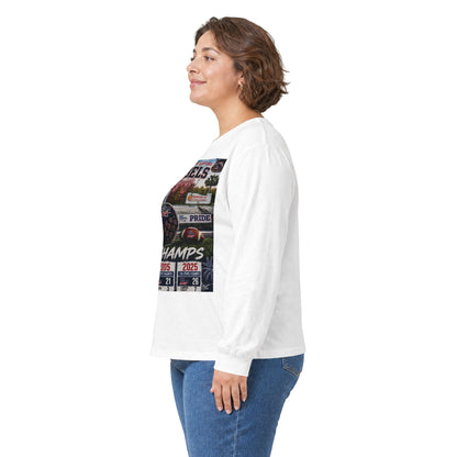 Rebels 3x Champs Long Sleeve Tee w/ Moto on back