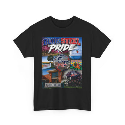 Blue Steel Pride Graphic Tee — 'Blue Steel Pride' Vintage T-Shirt
